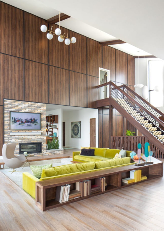 Mid Century Modern Interior Design For New Builds Ann Arbor Mi Img