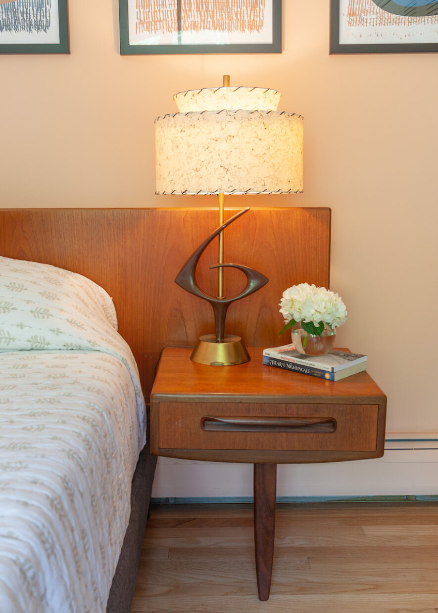 built-in-nightstand-bed-frame-design