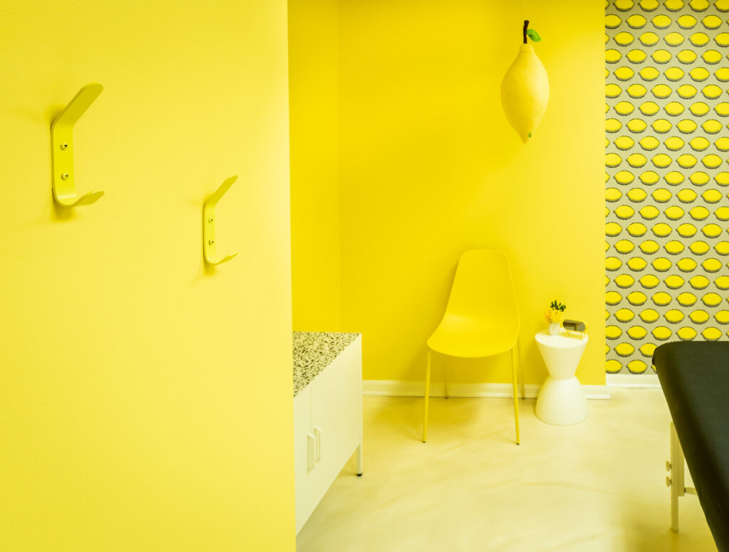 Neon Yellow Interior Design The Sugar Parlor Berkley Mi