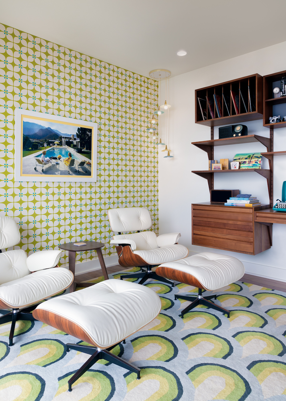 office-design-eames-chairs-colorful-area-rug