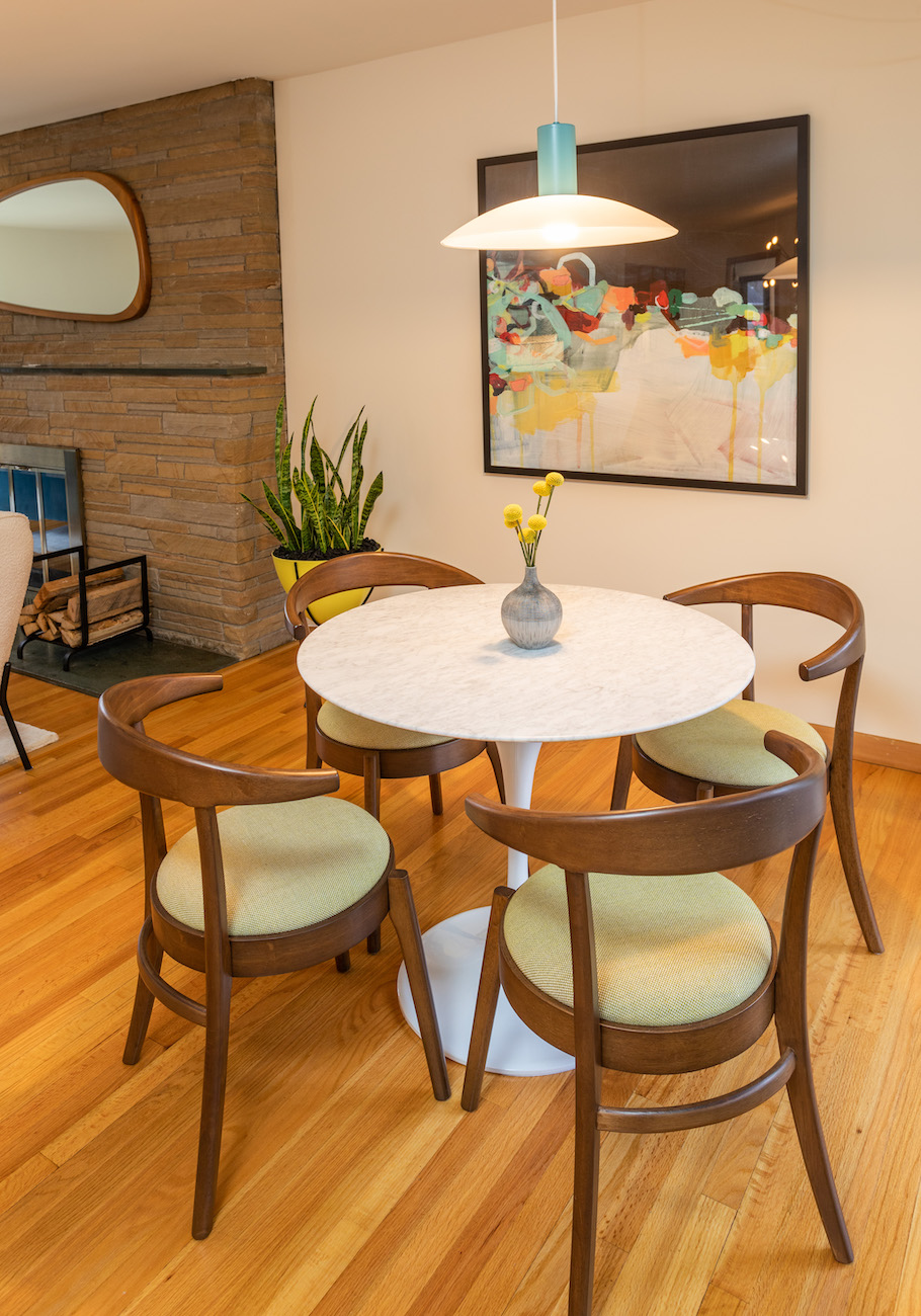 round-dining-table-midcentury-wood-dining-chairs