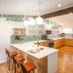 Mid Mod Kitchen with Kokeena Cabinets