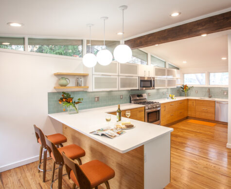 Custom Cabinets for the Midcentury Kitchen