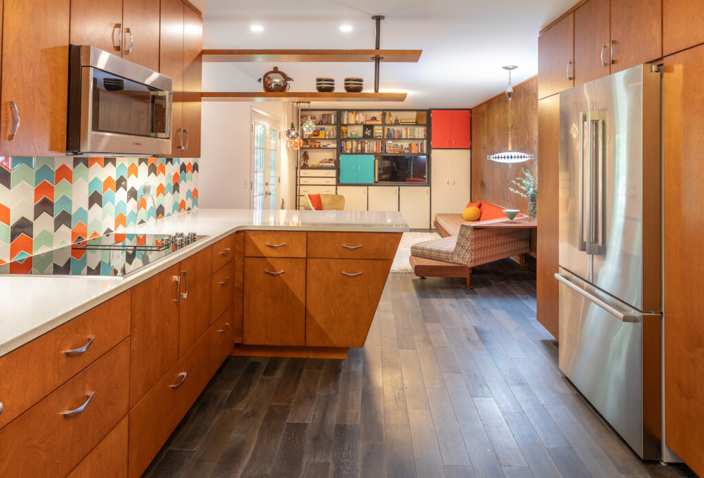 Exactly. interior designs midcentury kitchen renovation