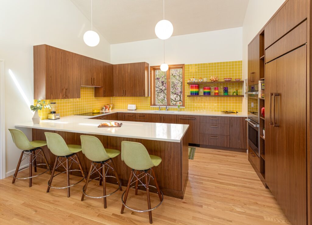 Exactly designs midcentury kitchen