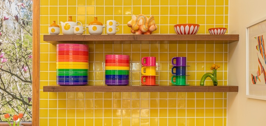 Decorating a Midcentury Modern Kitchen with Vintage Finds